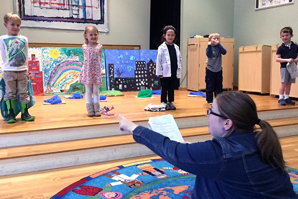 Preschool drama class