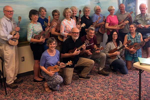 Adult ukulele class