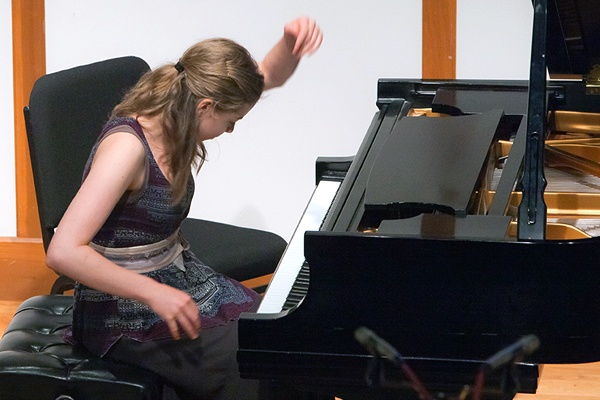 pianist performing