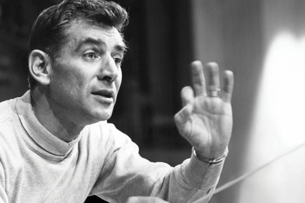 Leonard Bernstein conducting