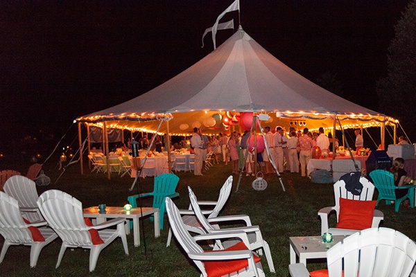 Tent at night