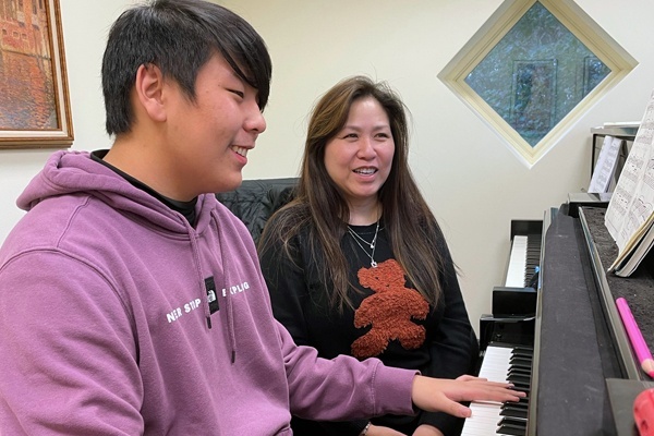 piano lesson