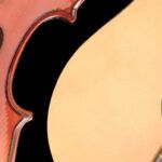 photo of a violin and guitar